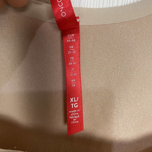 Spanx Women’s Beige Oncore Open Bust Mid-Thigh Bodysuit One Piece Size XL. - Picture 7 of 11